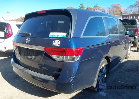 2014 Honda Odyssey Ex from USA, damaged, VIN 5FNRL5H49EB001658